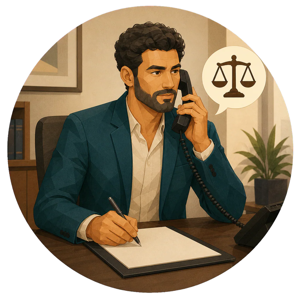 Lawyer Tycoon lawyer providing legal advisory work